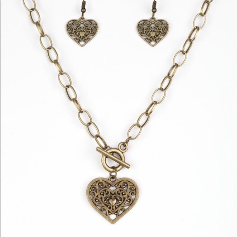 Brass Valentine’s Hearts